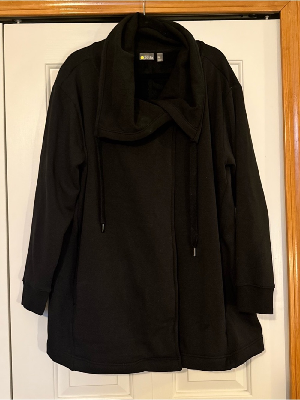 Zella Black Amazing Cozy Wrap Jacket - Picture 5 of 14